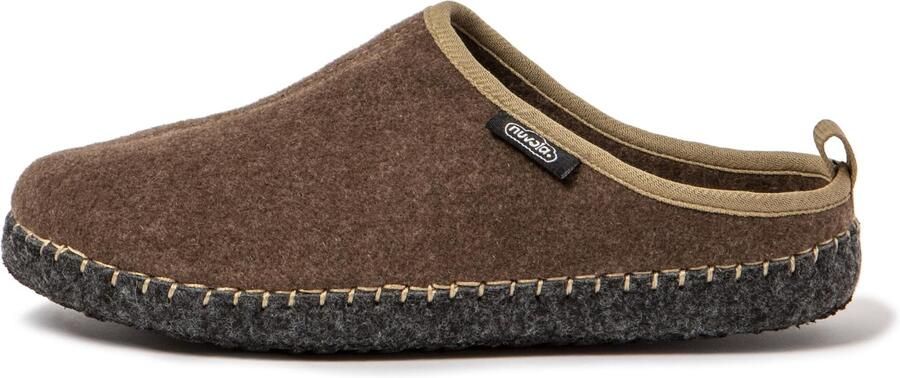 Nuvola. Huisschoenen 'Zueco New Rim' bruin