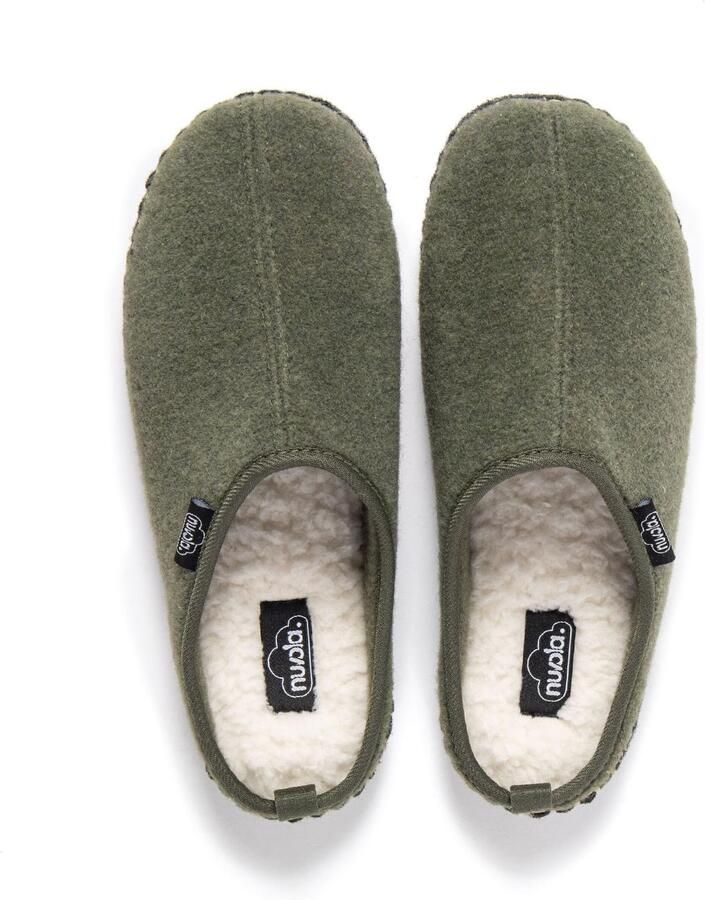 Nuvola. Nuvola Sloffen-unisex-Olijfgroen Groen - Foto 3