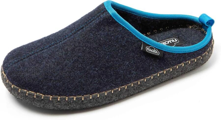 Nuvola. Huisschoenen 'Zueco Rim' donkerblauw - Foto 2