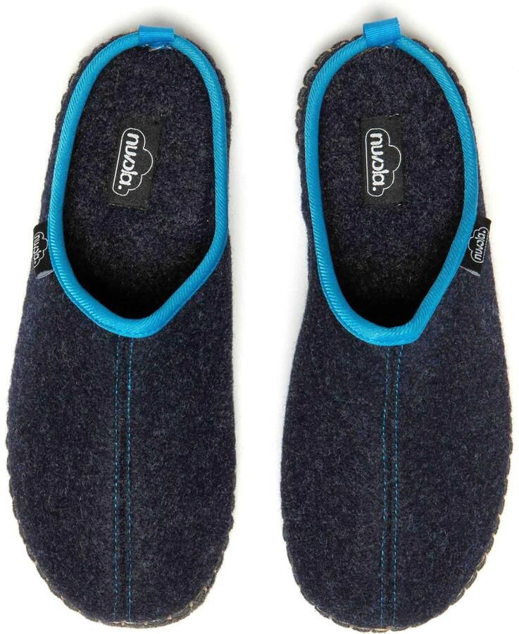 Nuvola. Huisschoenen 'Zueco Rim' donkerblauw - Foto 3