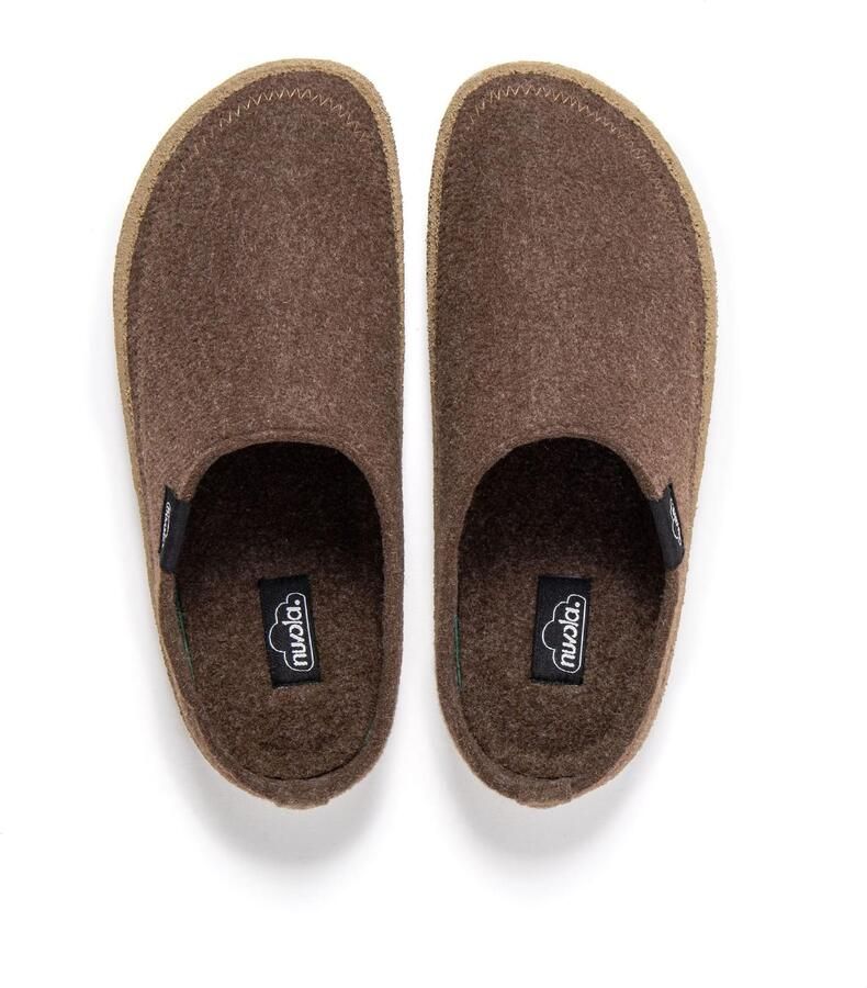 Nuvola. Huisschoenen 'Zueco Terra' bruin - Foto 3