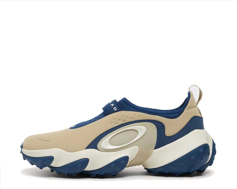 OAKLEY Sneakers laag 'FOF100539 EDGE ICON MIST PEBBLE' beige donkerblauw