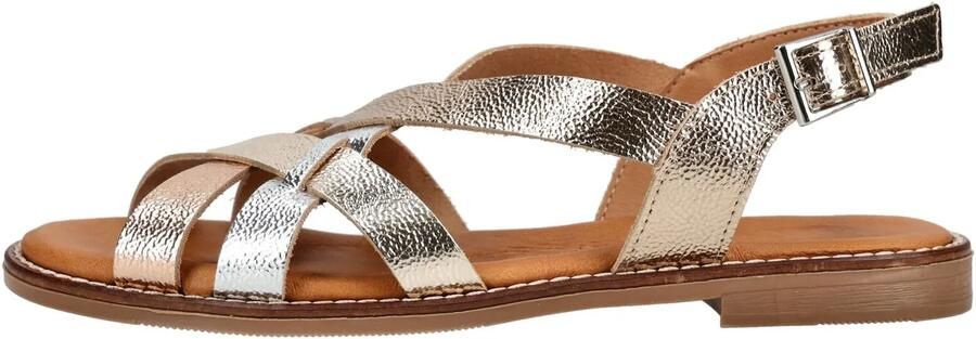 Oh! My Sandals Sandalen met riem brons zilver - Foto 6