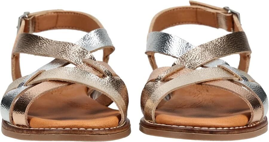 Oh! My Sandals Sandalen met riem brons zilver - Foto 3