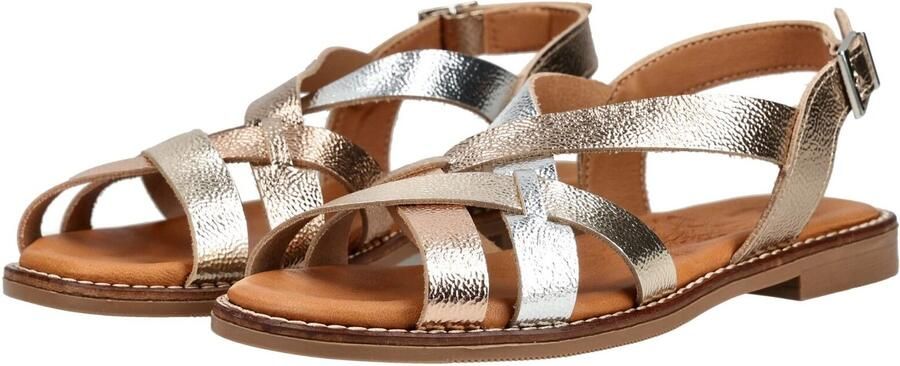 Oh! My Sandals Sandalen met riem brons zilver - Foto 5