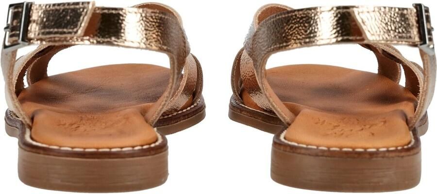 Oh! My Sandals Sandalen met riem brons zilver - Foto 4