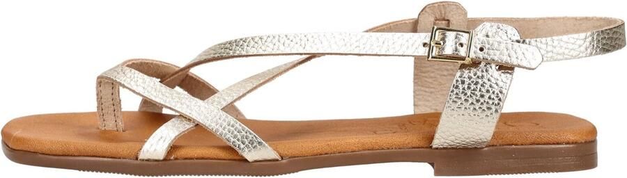 Oh! My Sandals Teenslipper beige champagne goud - Foto 6