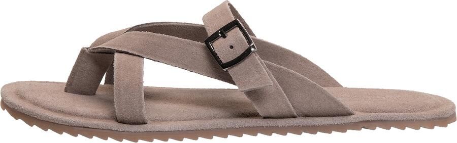 Ombre Teenslippers 'Klapki' taupe