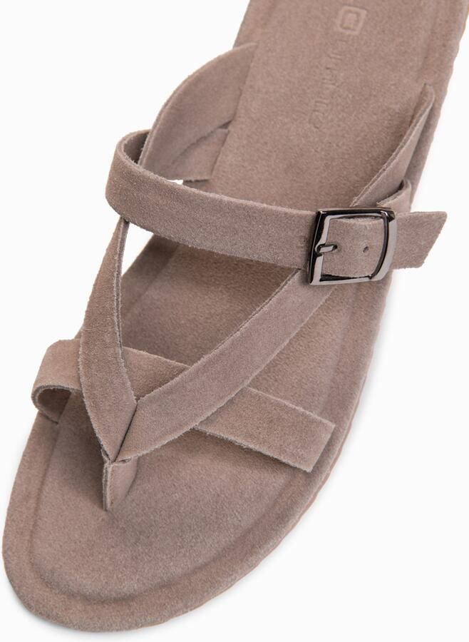 Ombre Teenslippers 'Klapki' taupe - Foto 2
