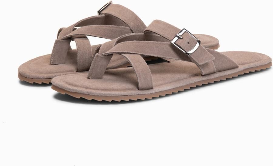 Ombre Teenslippers 'Klapki' taupe - Foto 3