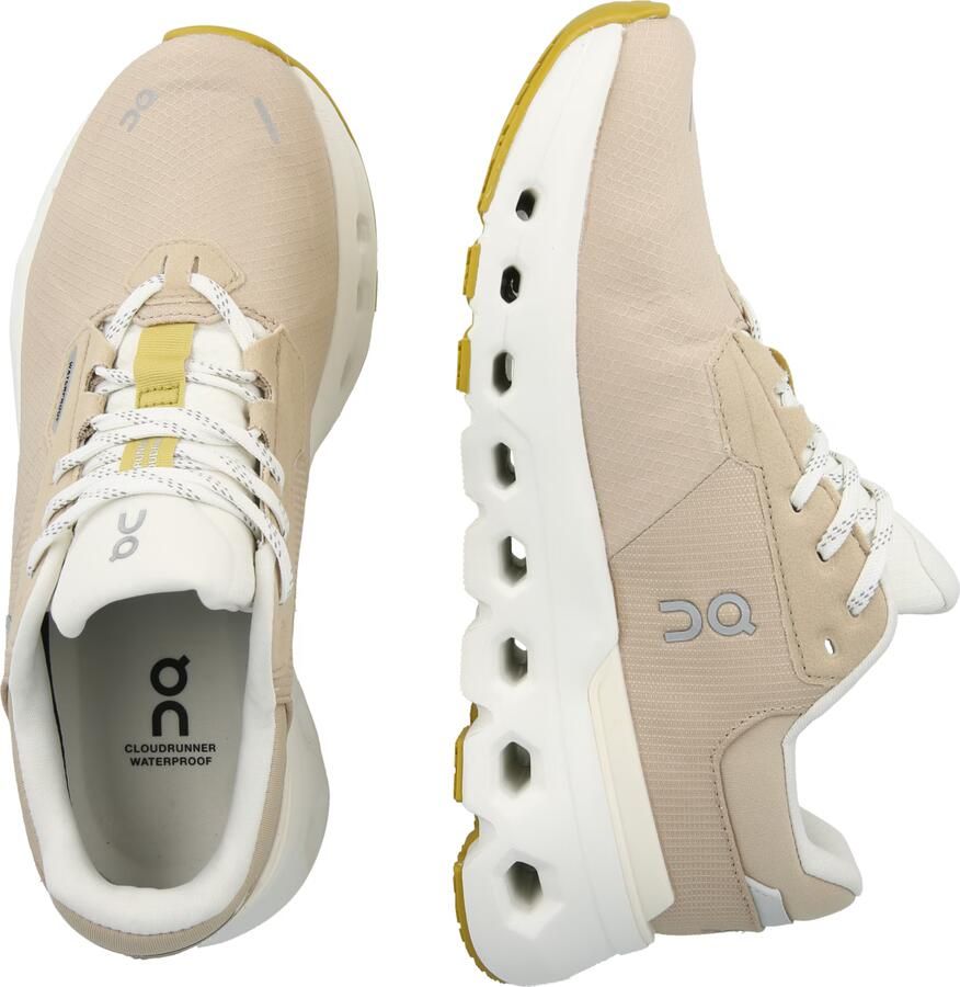 On Women's Cloudrunner 2 Waterproof Hardloopschoenen beige - Foto 6