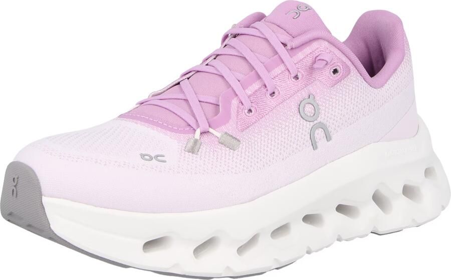 On Sneakers laag 'Cloudtilt' zilvergrijs rosa wit - Foto 3