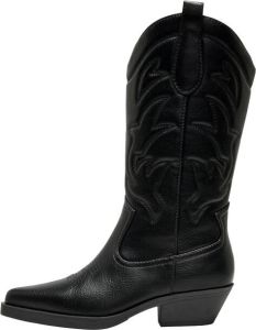 ONLY ONLBRONCO cowboy laarzen zwart