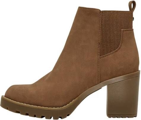 ONLY Onlbarbara Heeled Bootie Noos chelsea boots cognac