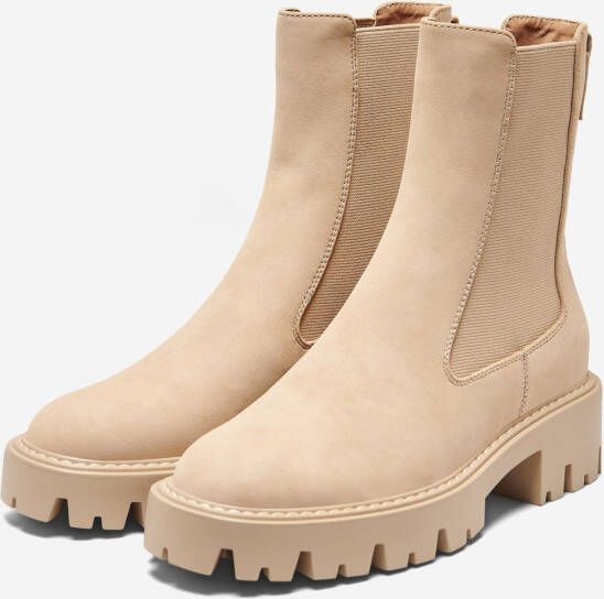 ONLY Shoes Chelsea-boots ONLBETTY-1 blokhak laarsjes instapschoen met opvallende profielzool - Foto 5