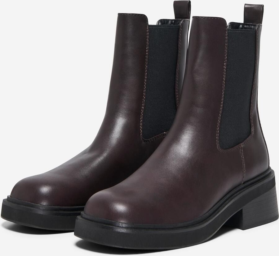 ONLY Chelsea boots chocoladebruin - Foto 2