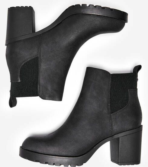 ONLY Onlbarbara Heeled Bootie Noos chelsea boots zwart - Foto 6