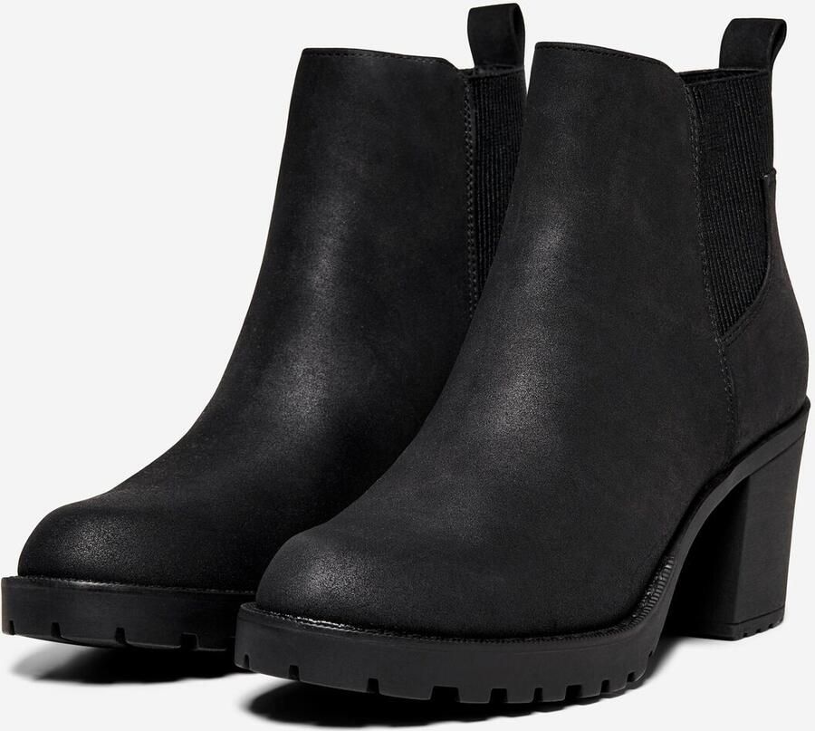 ONLY Onlbarbara Heeled Bootie Noos chelsea boots zwart - Foto 5