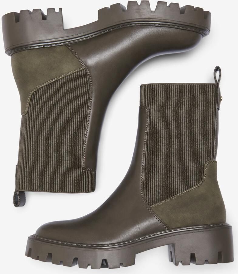 ONLY Chelsea boots 'ONLBETTY-7' olijfgroen - Foto 3