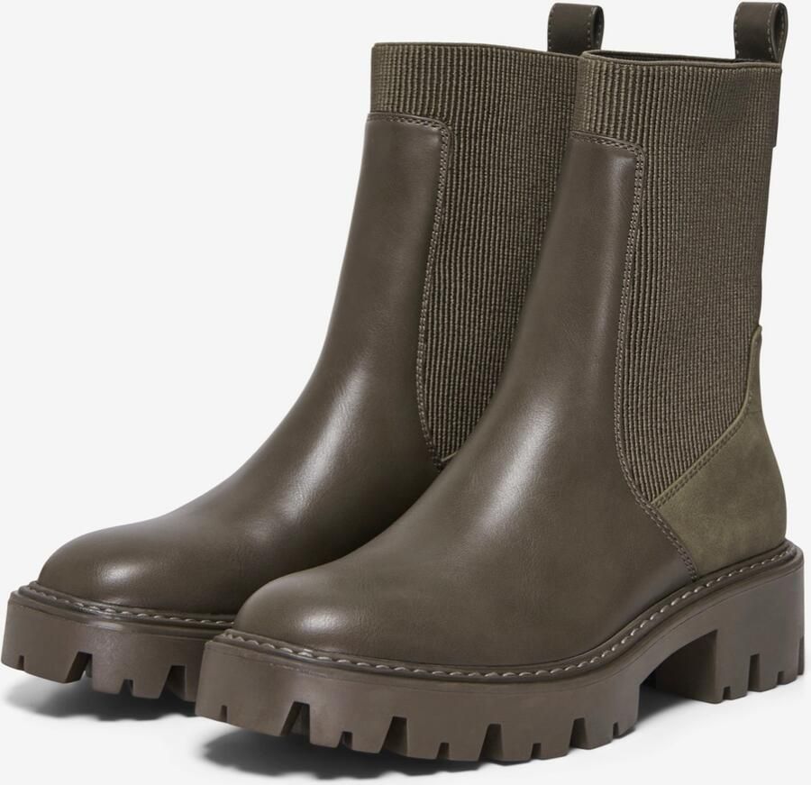 ONLY Chelsea boots 'ONLBETTY-7' olijfgroen - Foto 2