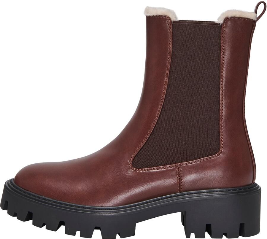 ONLY Chelsea boots 'ONLBETTY-9' chocoladebruin