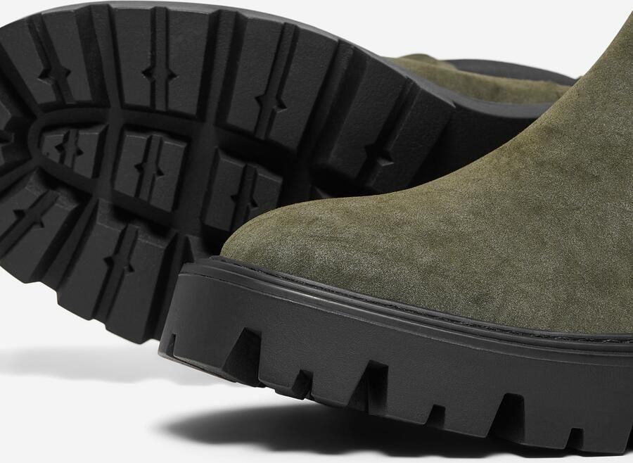 ONLY Chelsea boots 'ONLBETTY' chocoladebruin groen - Foto 5
