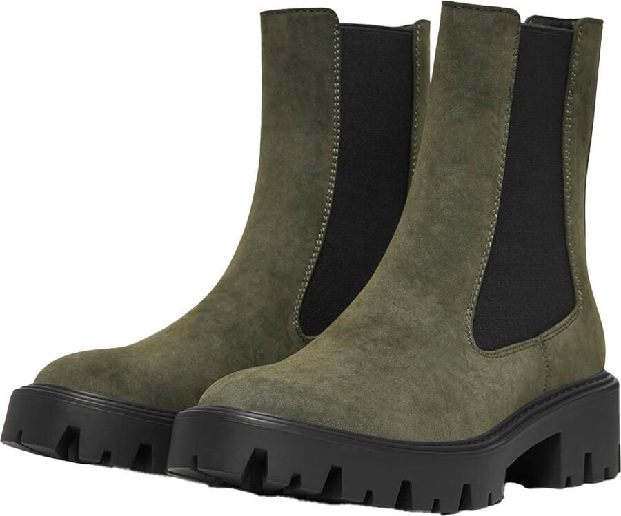 ONLY Chelsea boots 'ONLBETTY' chocoladebruin groen - Foto 2