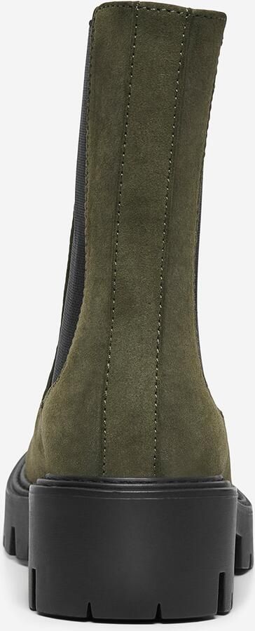 ONLY Chelsea boots 'ONLBETTY' chocoladebruin groen - Foto 3