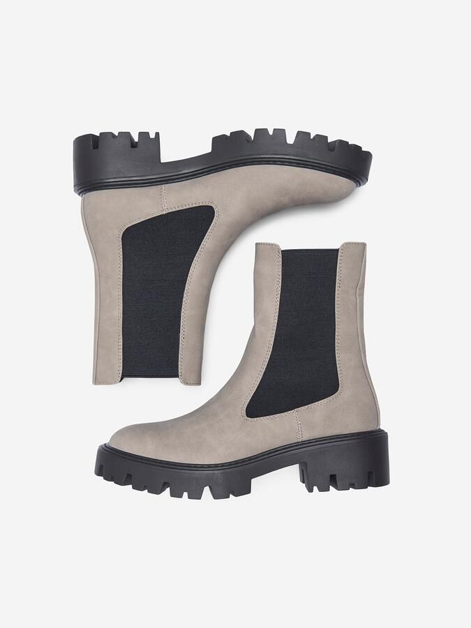 ONLY ONLBETTY-1 NUBUCK PU BOOT NOOS Dames Laars grijs - Foto 3