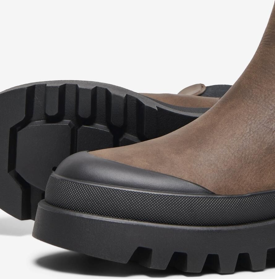 ONLY Chelsea boots 'ONLBUZZ-2' bruin zwart - Foto 2