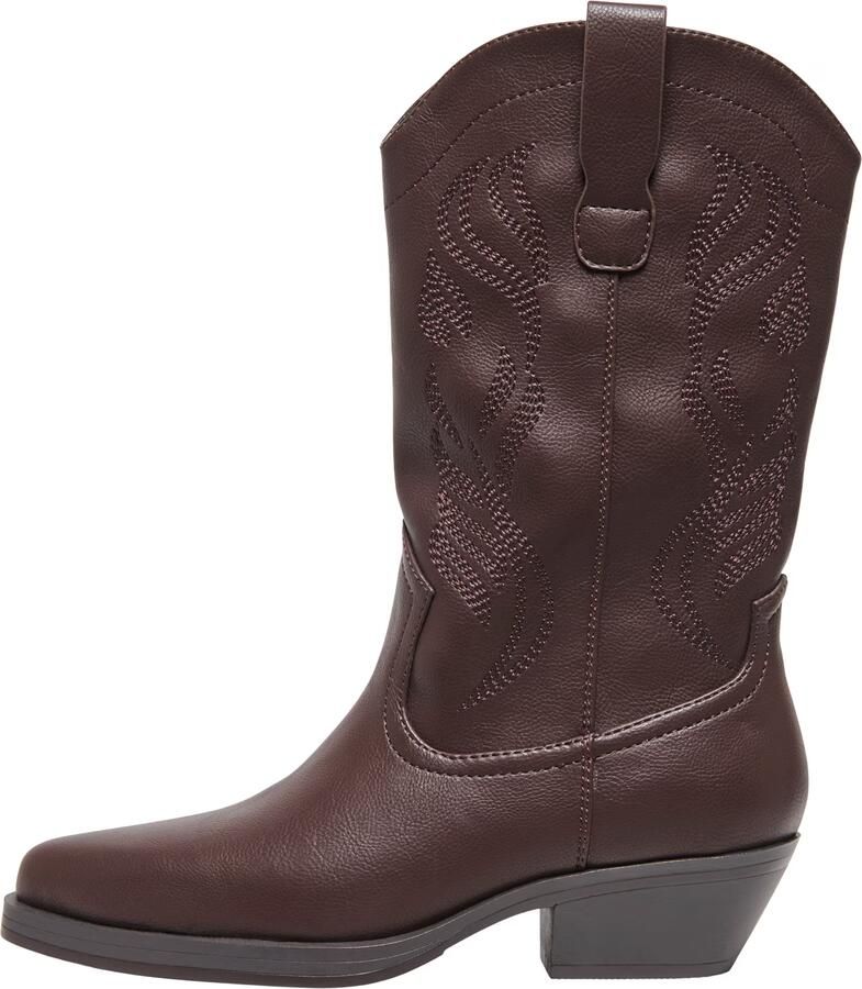 ONLY Cowboylaarzen 'ONLBronco-8' chocoladebruin - Foto 4