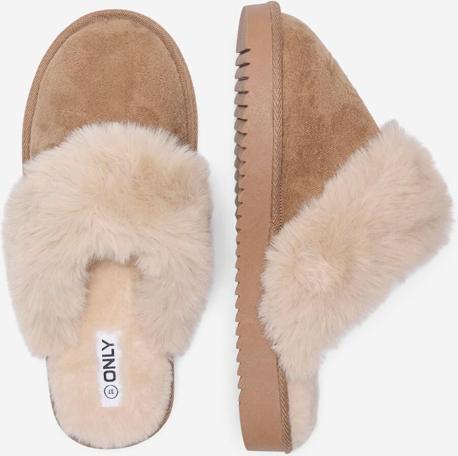 ONLY Huisschoenen 'ONLCATH' cappuccino mokka - Foto 3