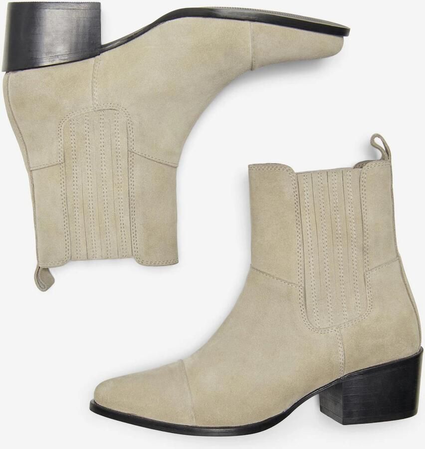 ONLY Laarzen beige zwart - Foto 2