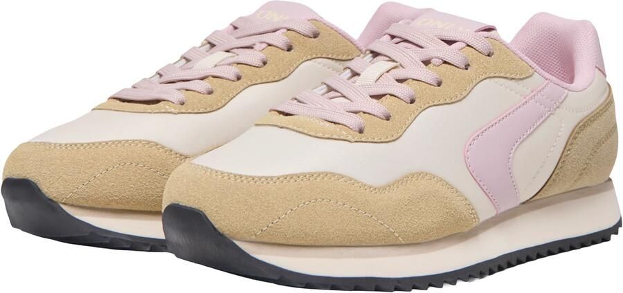 ONLY Sneakers laag beige lichtbeige rosa - Foto 5