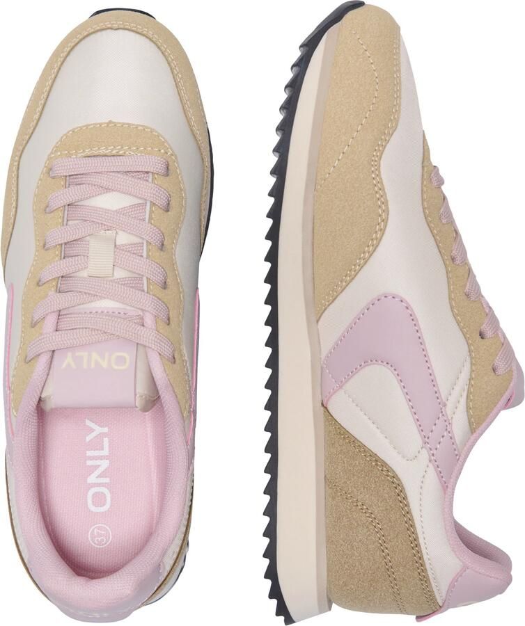 ONLY Sneakers laag beige lichtbeige rosa - Foto 2