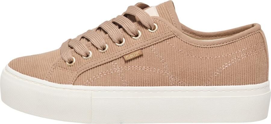 ONLY Sneakers laag 'ONLDONNA' cappuccino