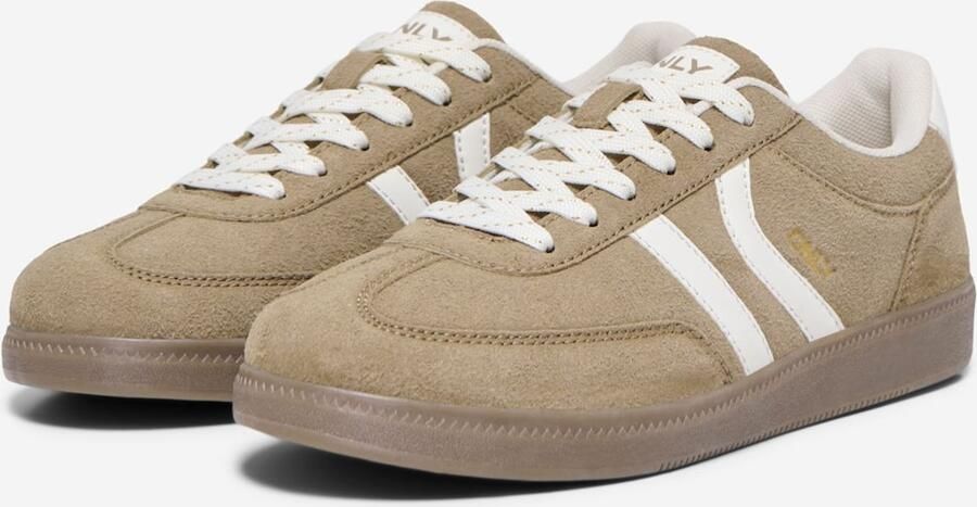 ONLY Sneakers laag 'ONLLydie' taupe wit - Foto 4