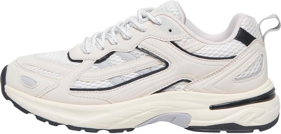 ONLY Sneakers laag 'ONLOLIVIA' lichtgrijs zwart wit natuurwit