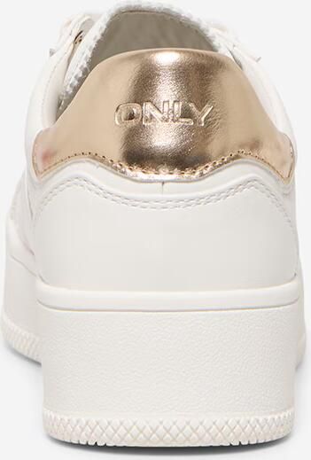 ONLY Sneakers laag 'ONLSKYLER-1' goud wit - Foto 5