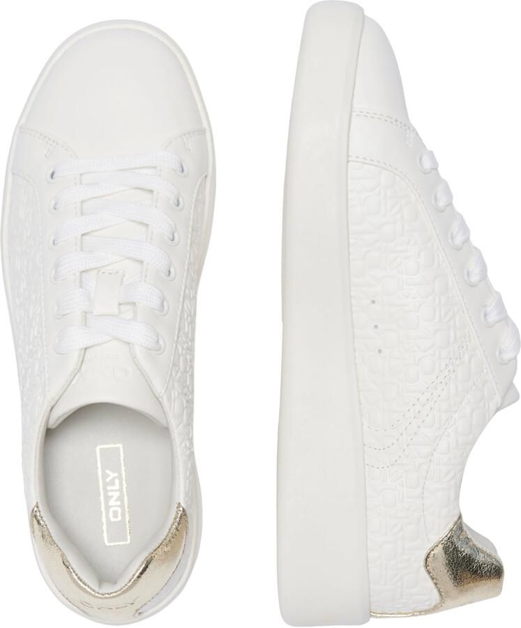 ONLY Sneakers laag 'ONLSOUL-8' goud wit - Foto 4