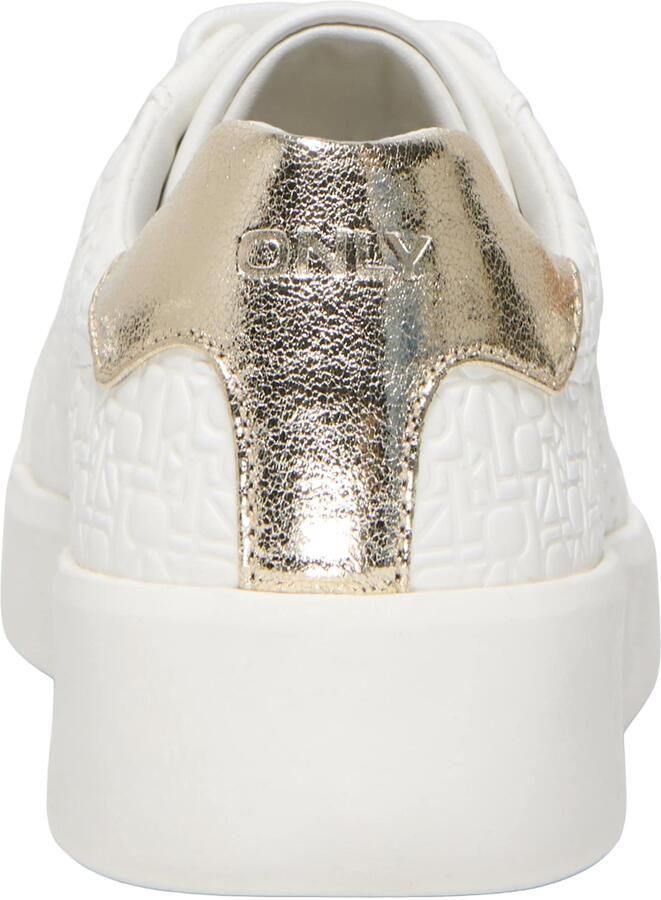 ONLY Sneakers laag 'ONLSOUL-8' goud wit - Foto 3