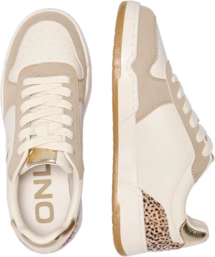 ONLY Sneakers laag 'ONLSWIFT-7' beige crème goud zwart - Foto 2