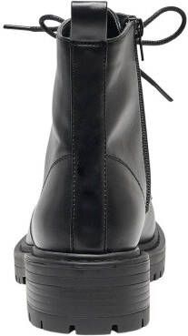 ONLY Shoes Hoge veterschoenen ONLBOLD-17 blokhak veterschoen laarsjes met aantrekband - Foto 6