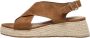 ONLY Onlminerva-2 Mf Cross Strap Wedge sandalen cognac - Thumbnail 2