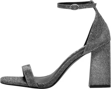 Only Sandalen met hak in glitterlook model 'ANYX'