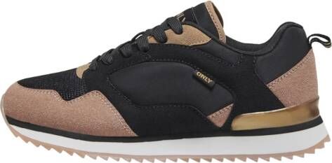 ONLY Onlbrenda Eva Sneaker Macchiato ZWART