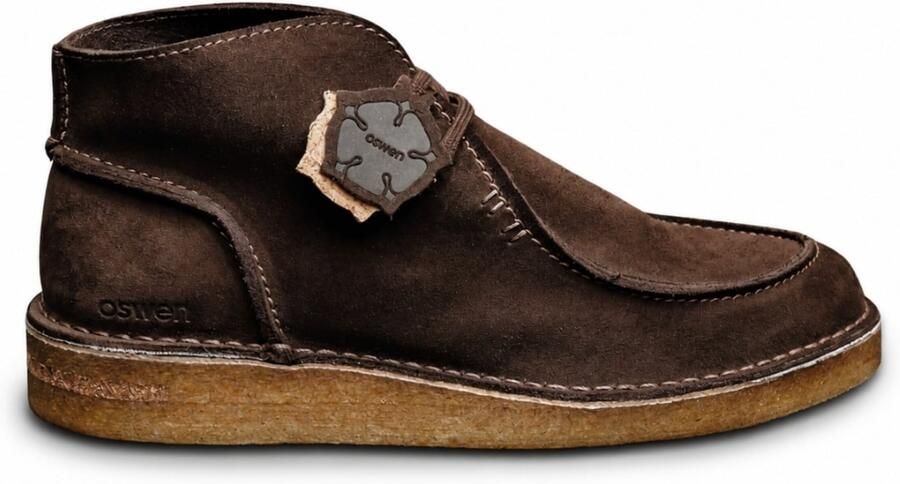 Oswen Veterlaarzen 'Ewaldi Suede Boot' donkerbruin