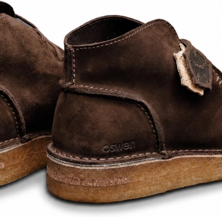 Oswen Veterlaarzen 'Ewaldi Suede Boot' donkerbruin - Foto 2