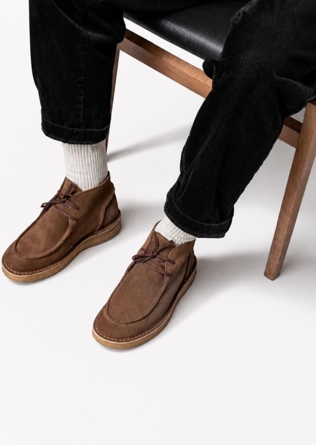 Oswen Veterlaarzen 'Ewaldi Suede Boot' kastanjebruin - Foto 5