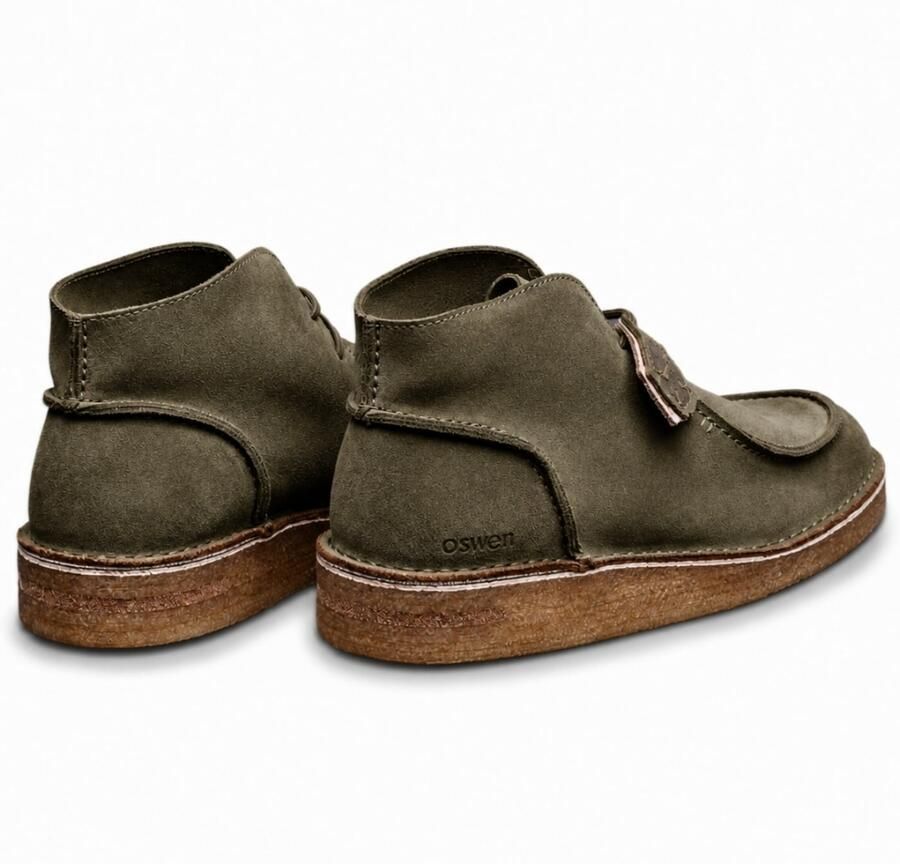 Oswen Veterlaarzen 'Ewaldi Suede Boot' olijfgroen - Foto 2